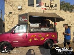 فان ترك فود مطعم متنقل مع رخصة بلدية رام الله 